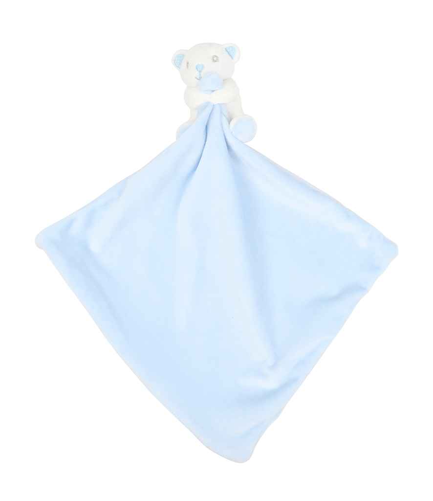 Mumbles Animal Comforter with Rattle - Blue Bear