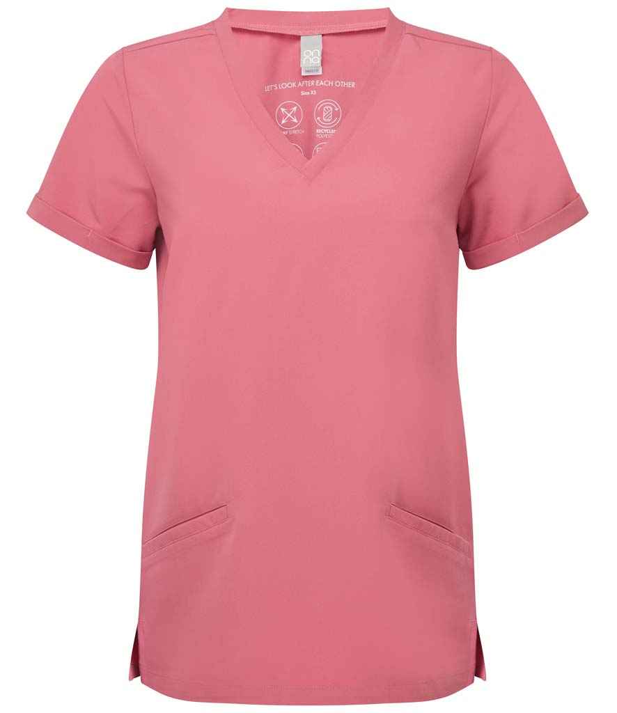 Onna by Premier Ladies Invincible Onna-Stretch Tunic - Calm Pink