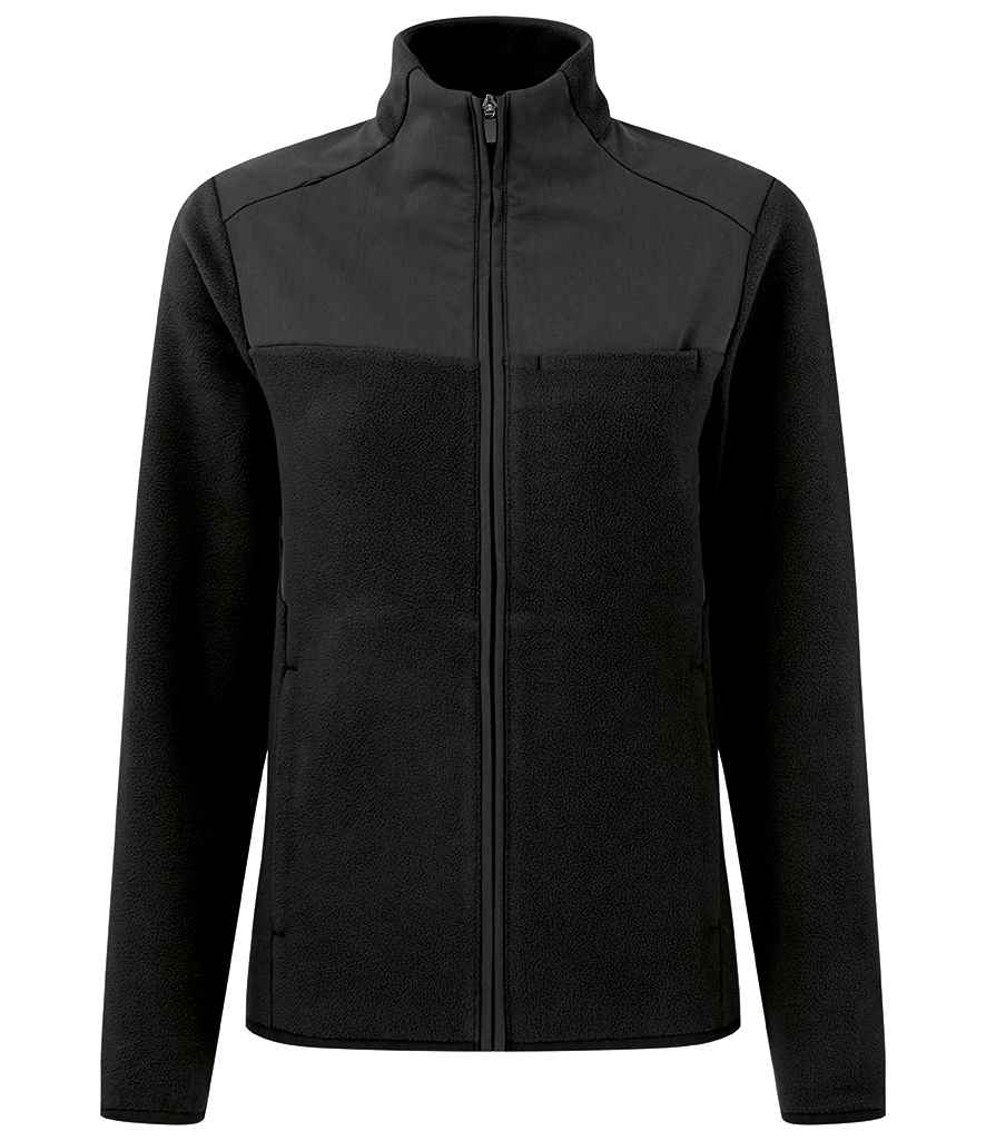 Onna Ladies Agility Panelled Fleece Jacket - Black