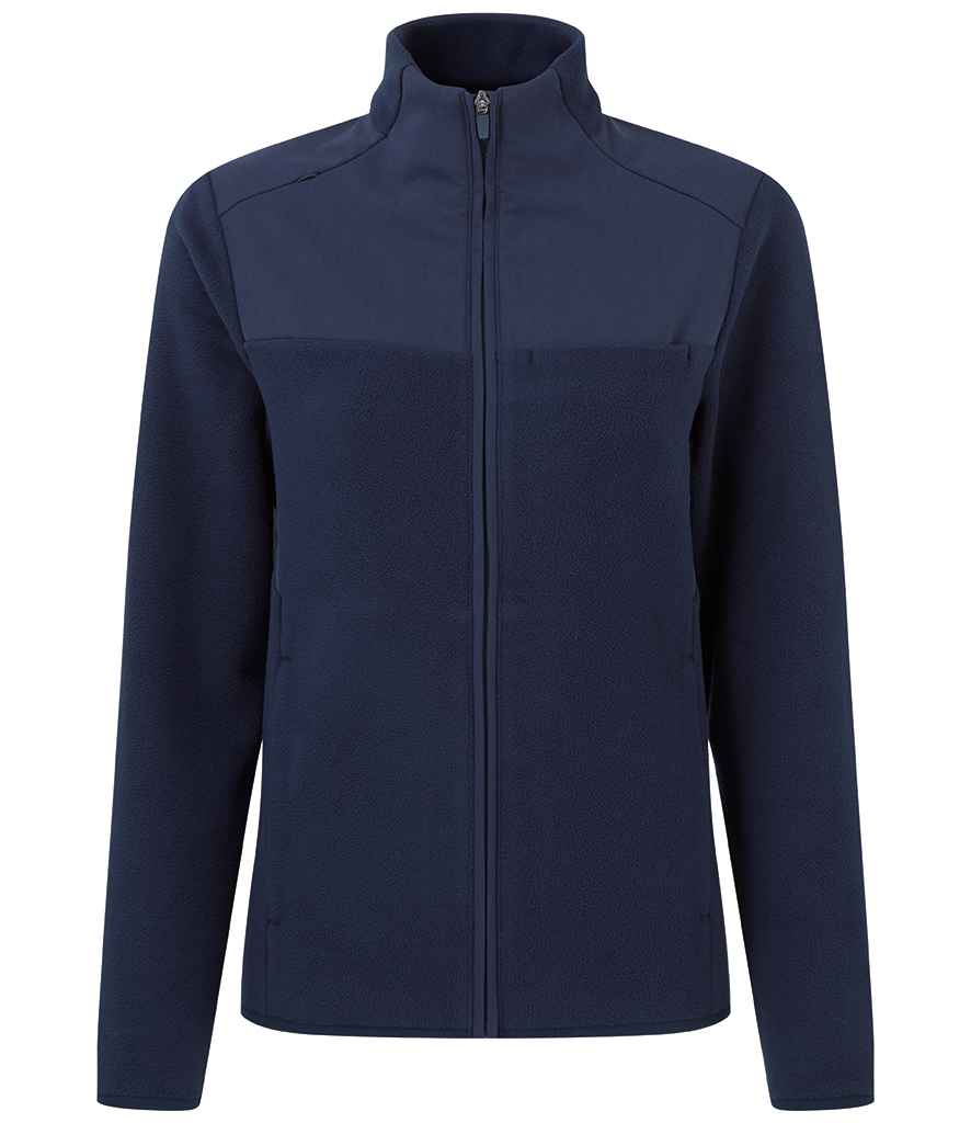 Onna Ladies Agility Panelled Fleece Jacket - Navy