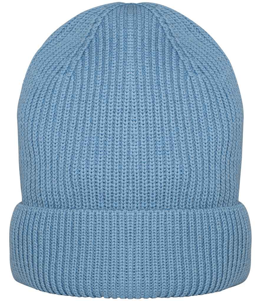 Native Spirit Merino Wool Beanie - Cool Blue