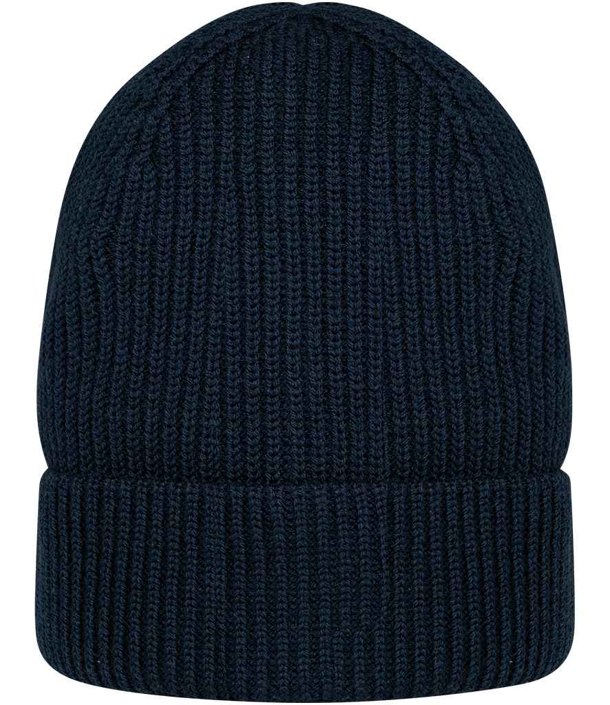 Native Spirit Merino Wool Beanie - Navy