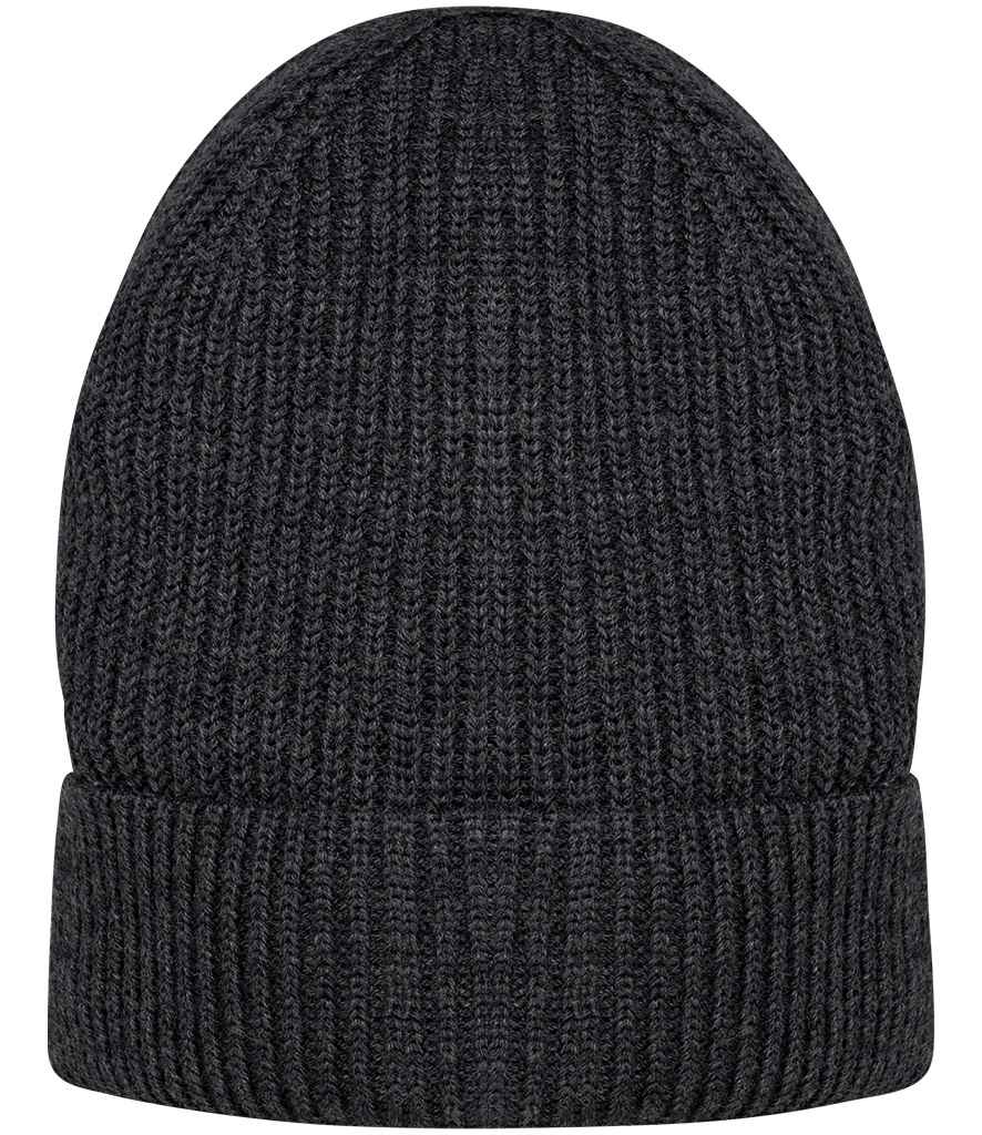 Native Spirit Merino Wool Beanie - Volcano Grey Heather