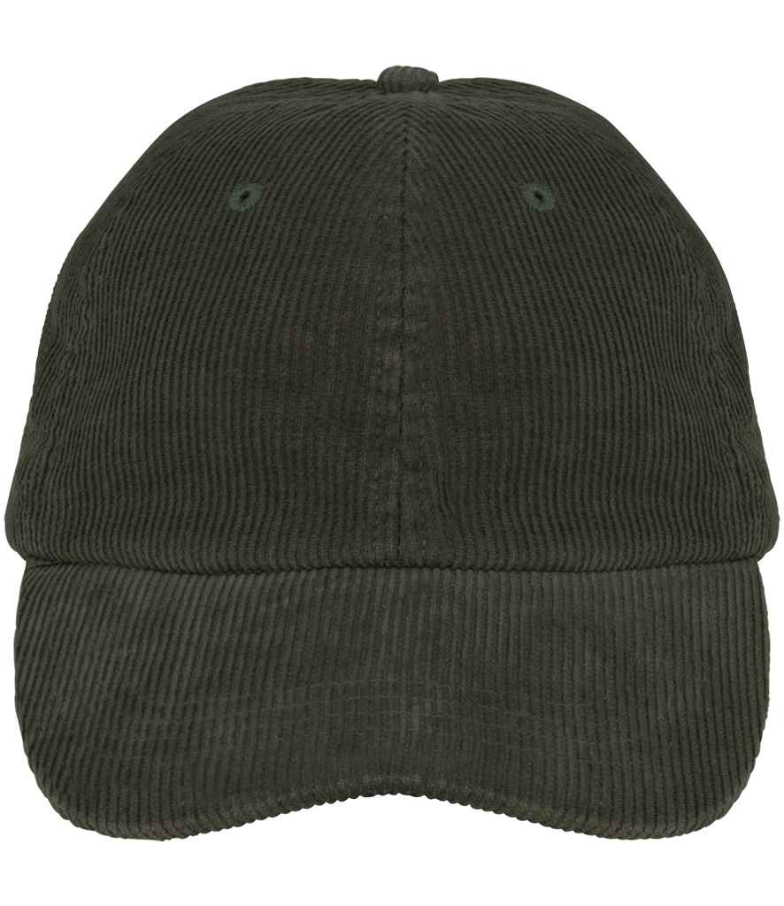 Native Spirit Corduroy 6 Panel Cap - Organic Khaki