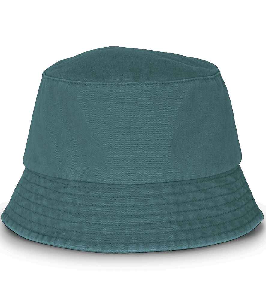 Native Spirit Faded Bucket Hat - Washed Amazon Green