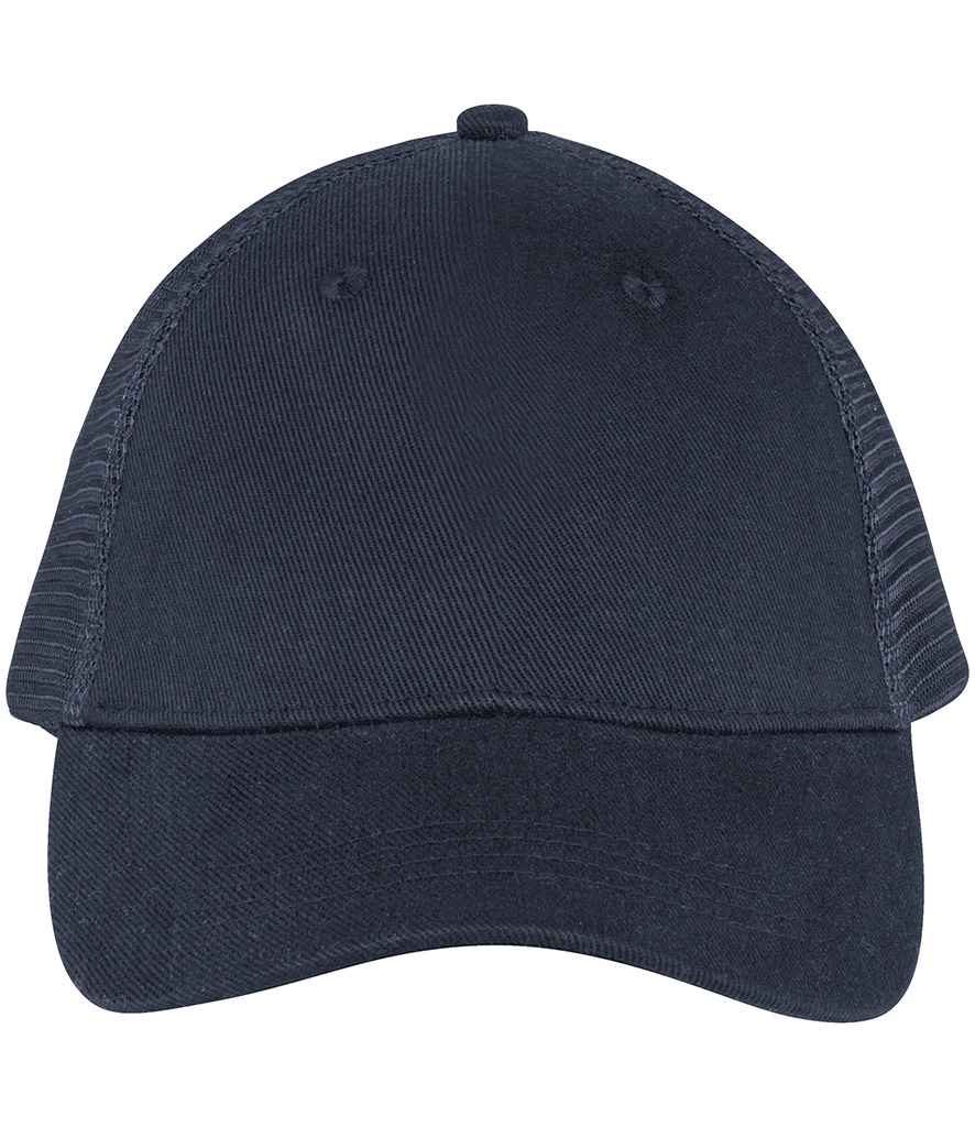 Native Spirit 5 Panel Trucker Cap - Navy