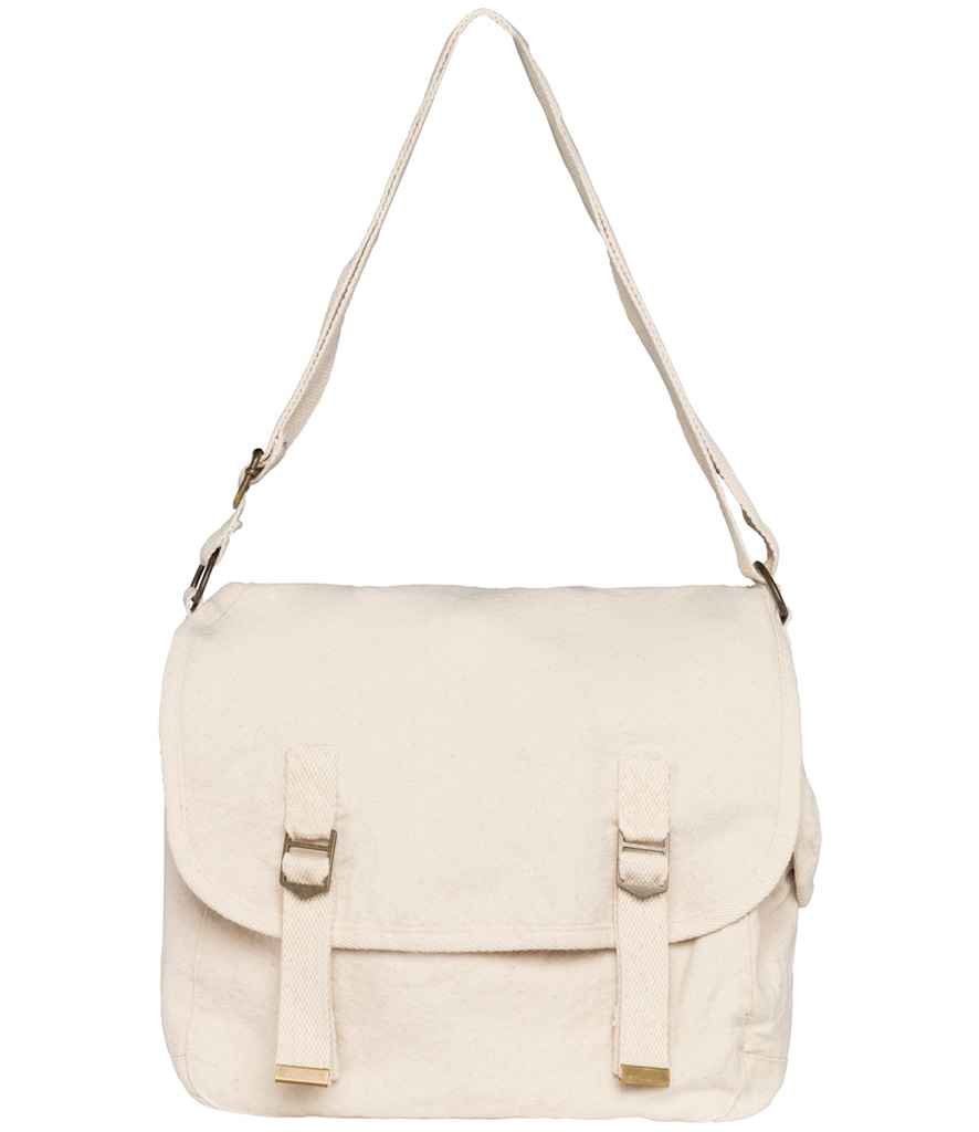 Native Spirit Faded Messenger Bag - Washed Natural