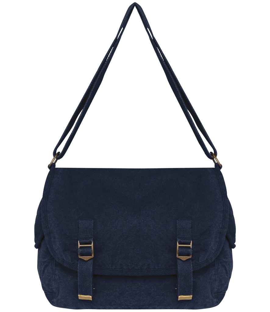Native Spirit Faded Messenger Bag - Washed Navy