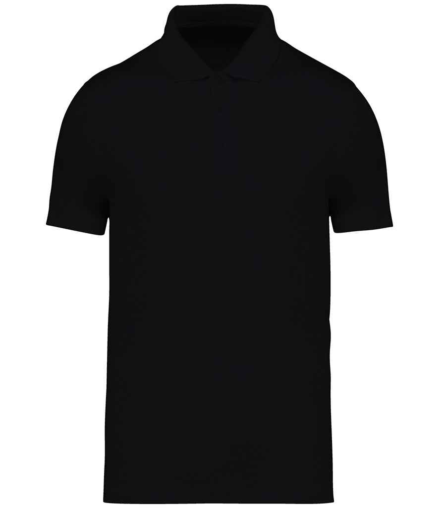 Native Spirit Jersey Polo Shirt - Black