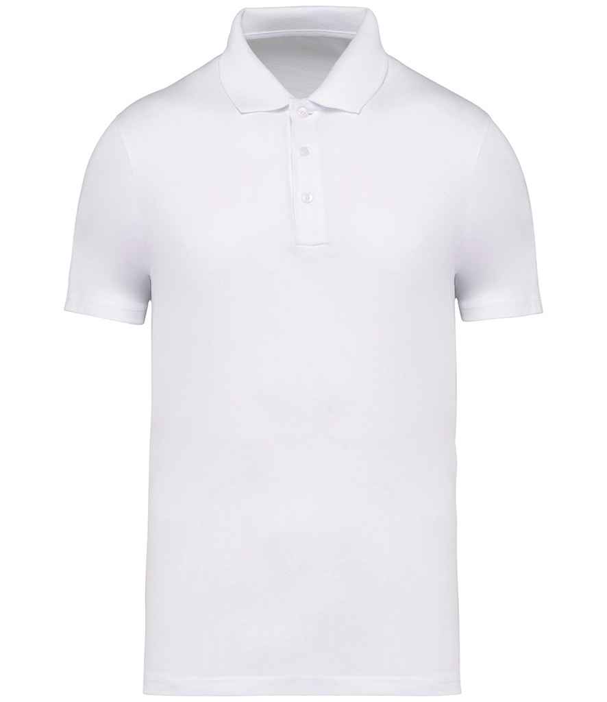 Native Spirit Jersey Polo Shirt - White