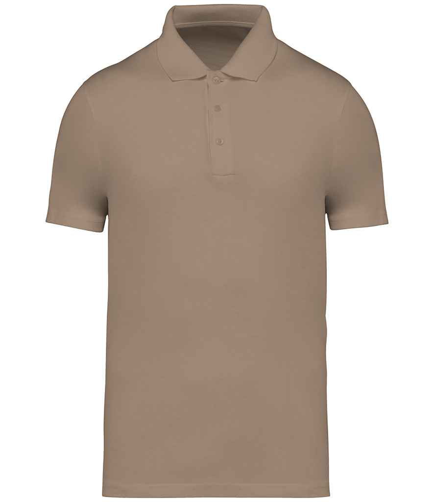 Native Spirit Jersey Polo Shirt - Wet Sand