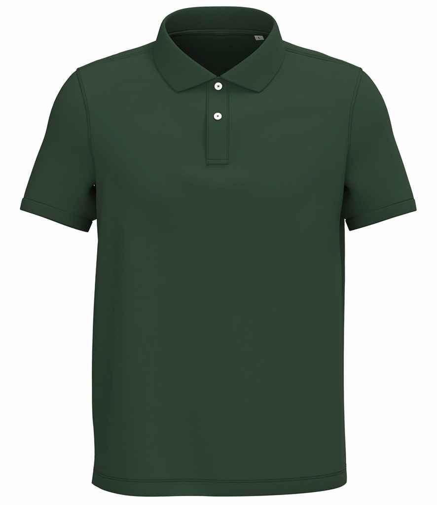 Native Spirit Piqué Polo Shirt - Forest Green