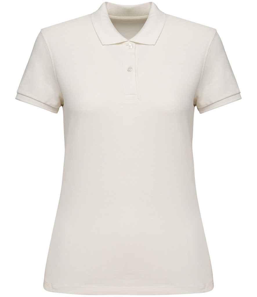 Native Spirit Ladies Piqué Polo Shirt - Ivory