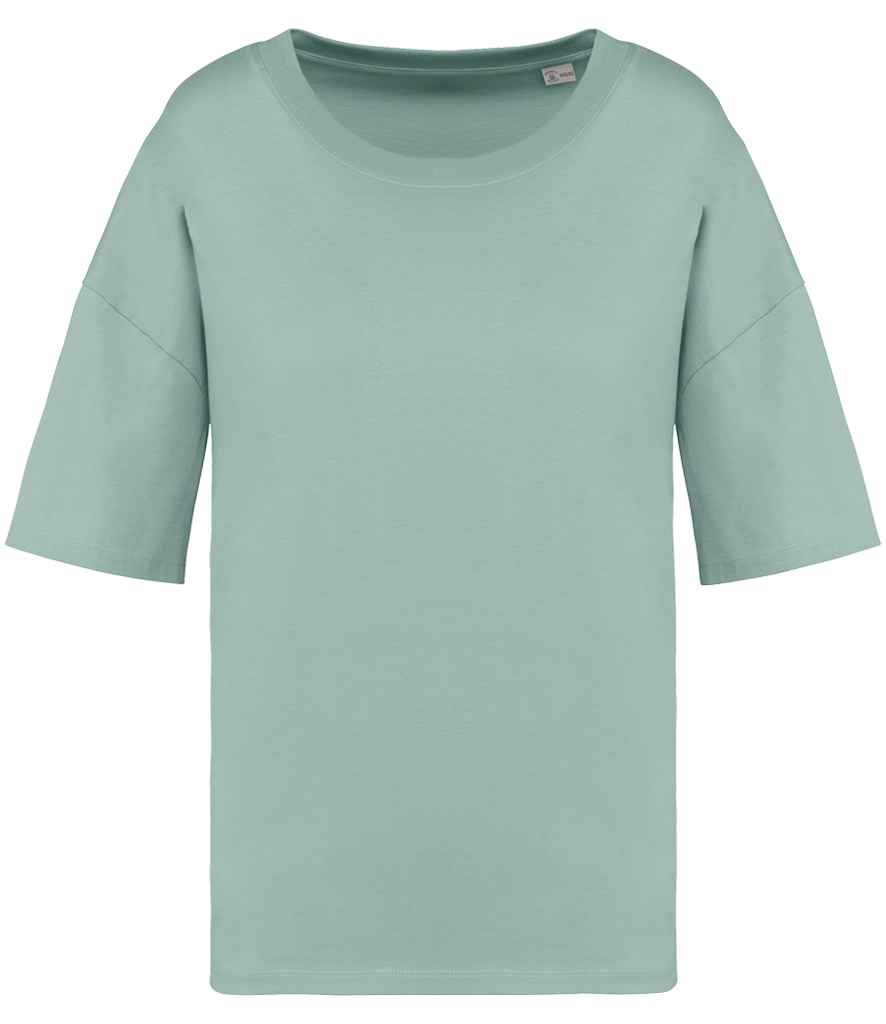 Native Spirit Ladies Oversized T-Shirt - Jade Green