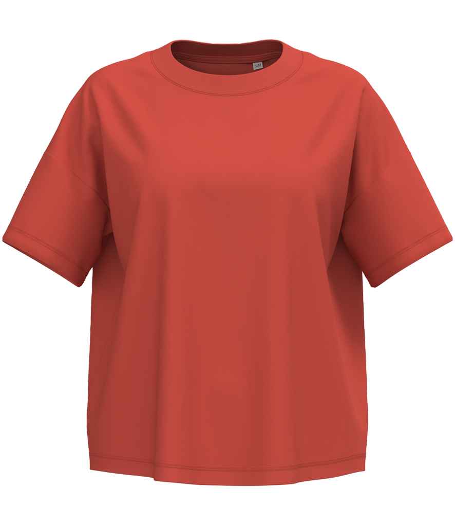 Native Spirit Ladies Oversized T-Shirt - Paprika