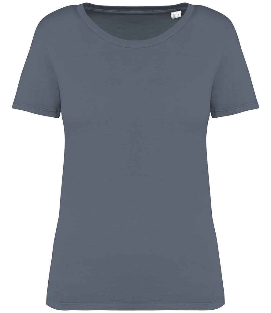 Native Spirit Ladies Faded T-Shirt - Washed Mineral Grey