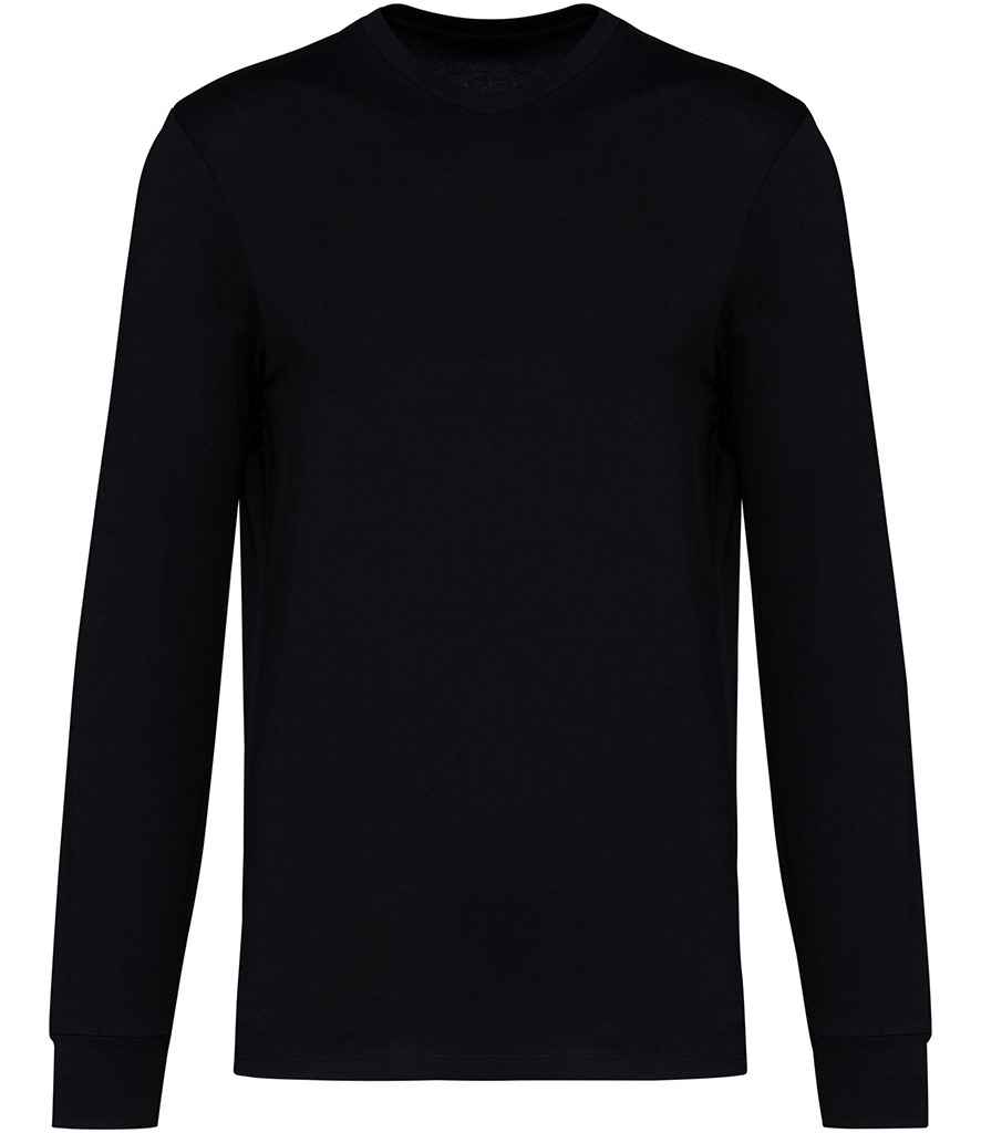 Native Spirit Unisex Crew Neck Long Sleeve T-Shirt - Black