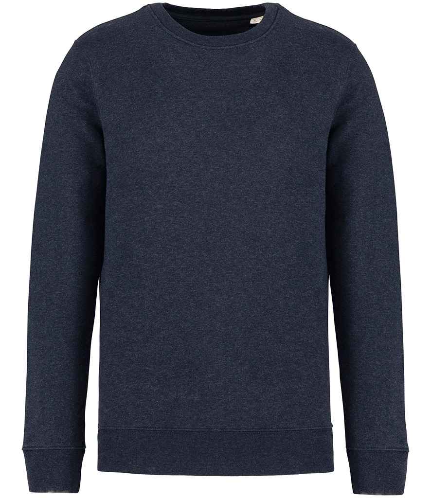 Native Spirit Unisex Crew Neck Sweatshirt - Navy Blue Heather