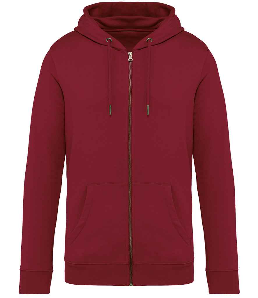 Native Spirit Unisex Full Zip Hoodie - Hibiscus Red