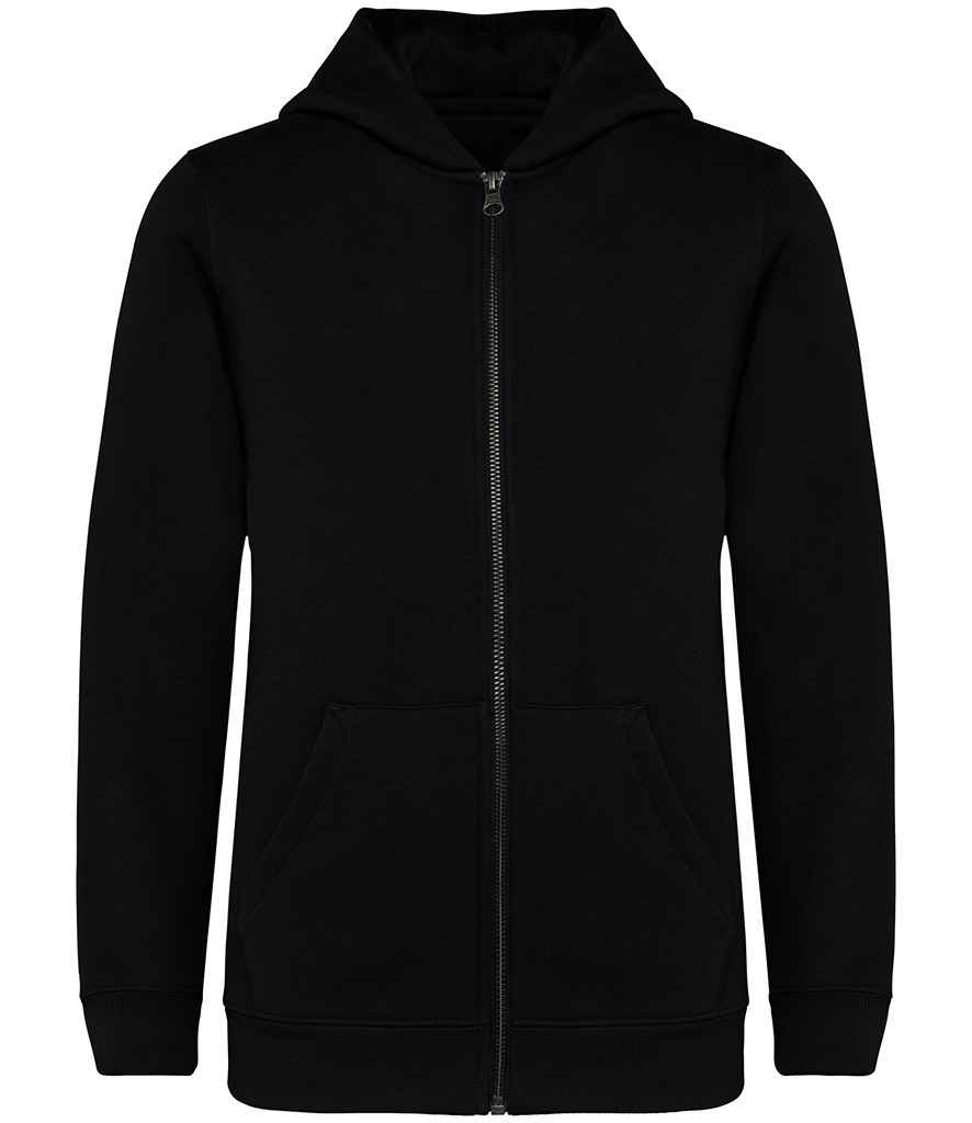 Native Spirit Kids Full Zip Hoodie - Black