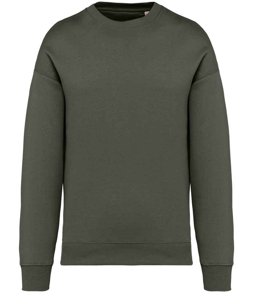 Native Spirit Unisex Oversized Sweatshirt - Organic Khaki