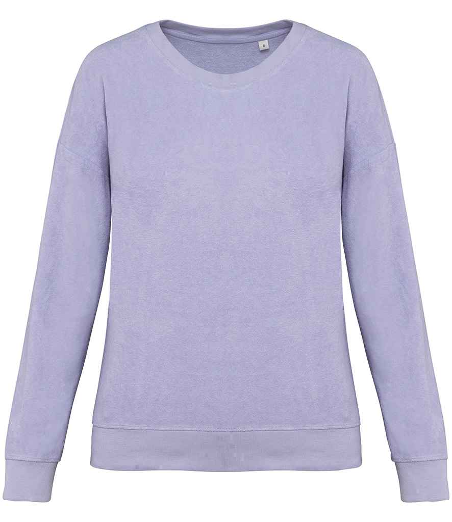 Native Spirit Ladies Terry Towel Sweatshirt - Parma