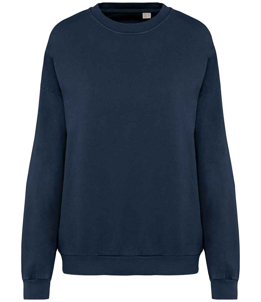 Native Spirit Unisex Terry 280 Oversized Sweatshirt - Washed Navy
