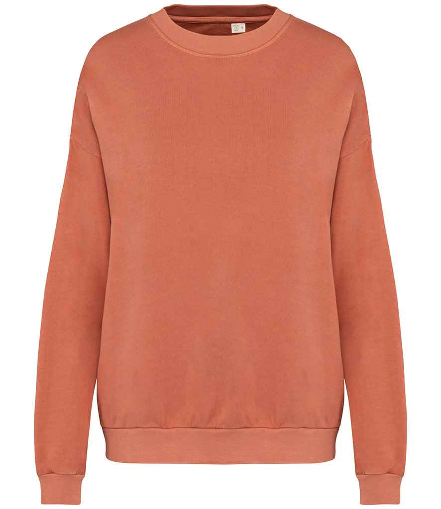 Native Spirit Unisex Terry 280 Oversized Sweatshirt - Washed Pomelo