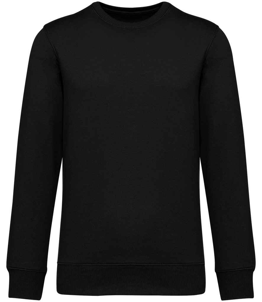 Native Spirit Unisex French Terry Crew Neck Sweatshirt - Black