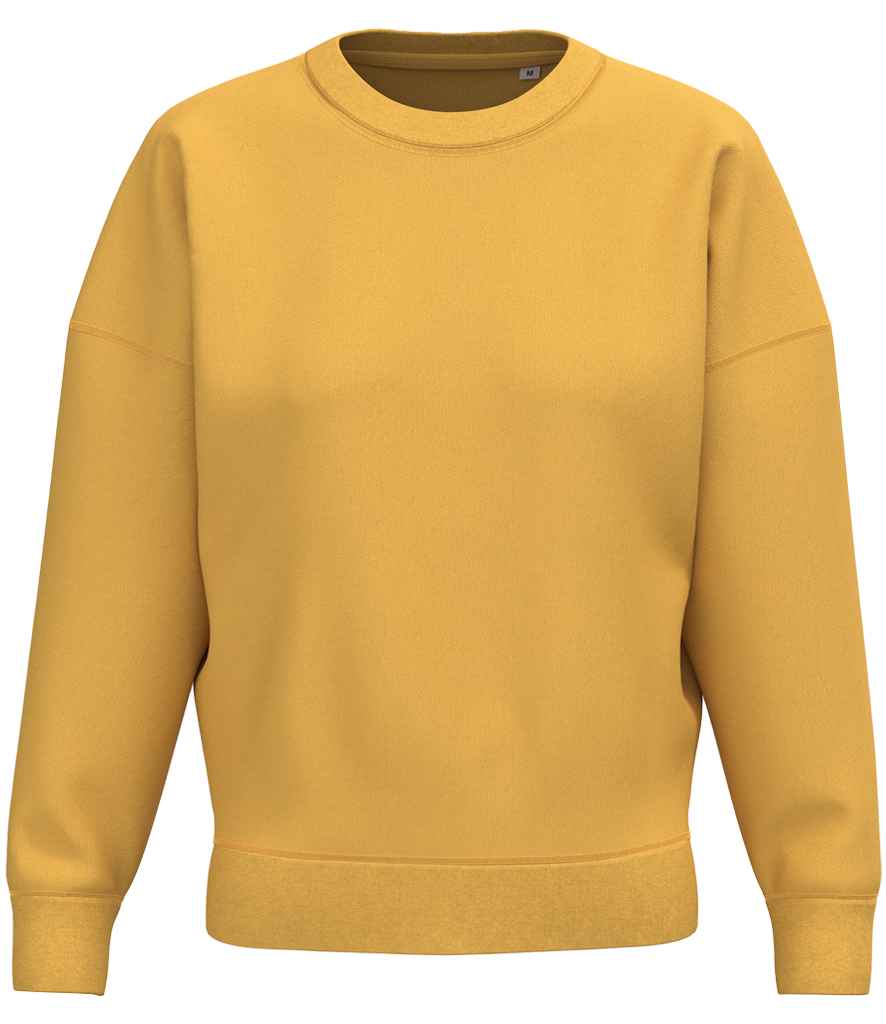 Native Spirit Ladies Crew Neck Sweatshirt - Sun Yellow