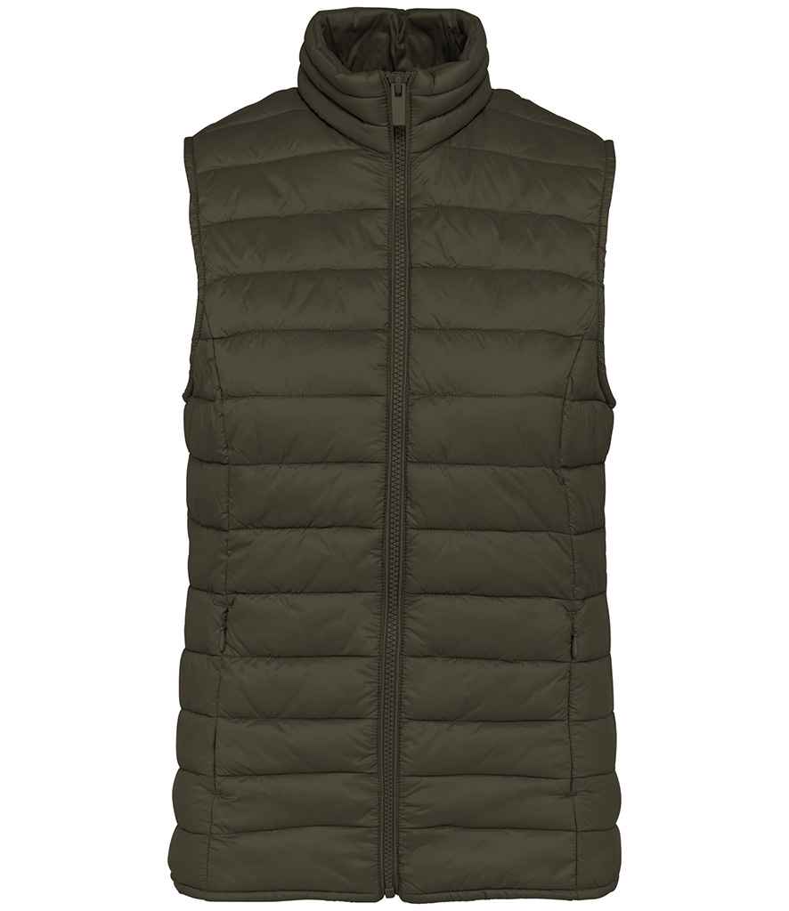 Native Spirit Ladies Light Recycled Bodywarmer - Organic Khaki