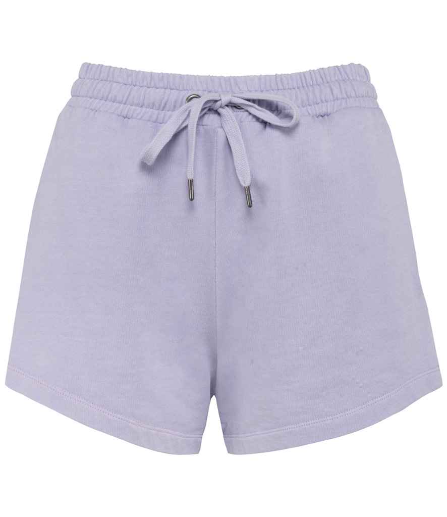 Native Spirit Ladies Terry 280 Shorts - Washed Parma