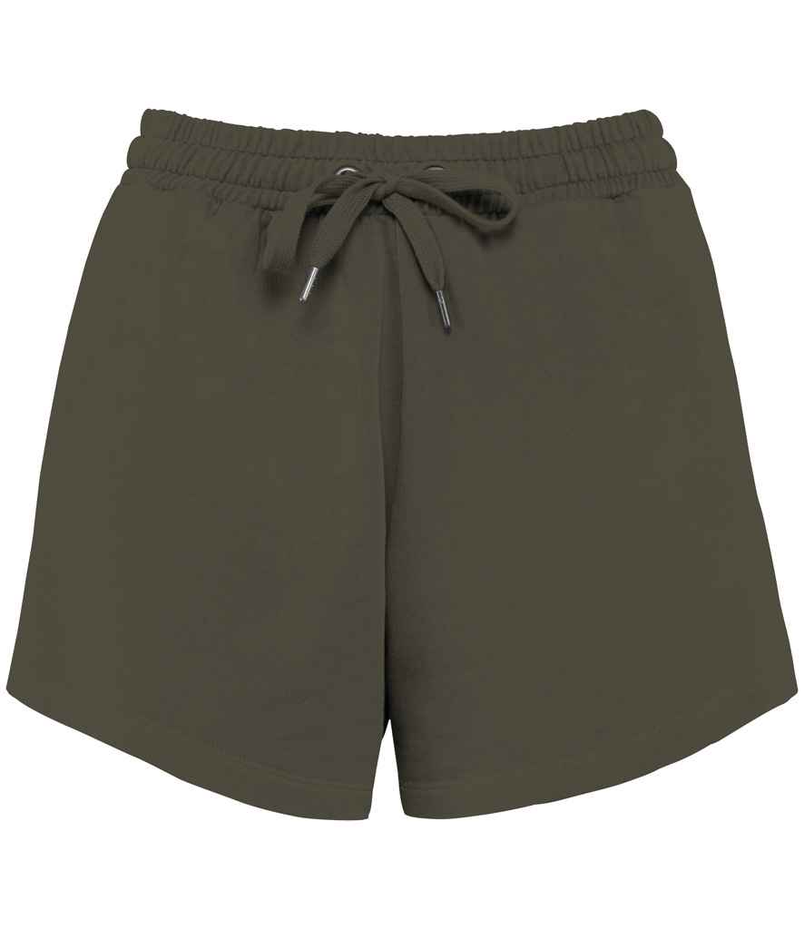 Native Spirit Ladies Terry 280 Shorts - Washed Organic Khaki