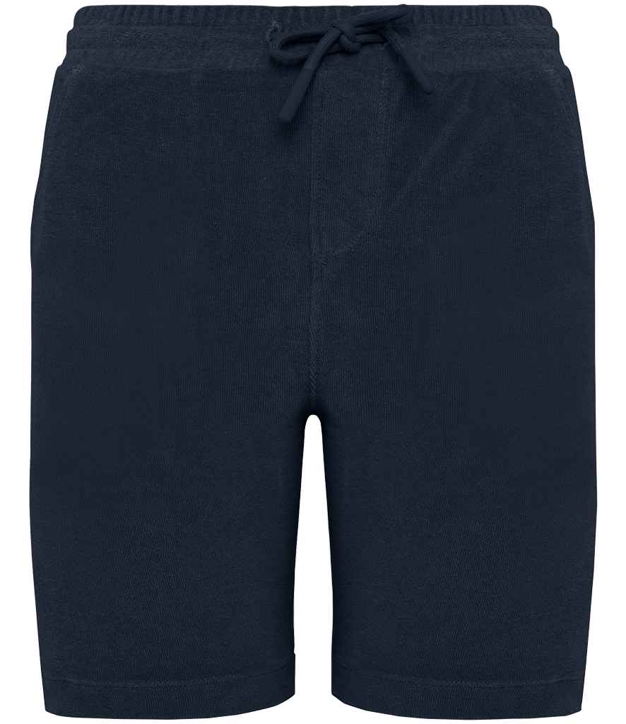 Native Spirit Kids Drawcord Terry Towel Shorts - Navy