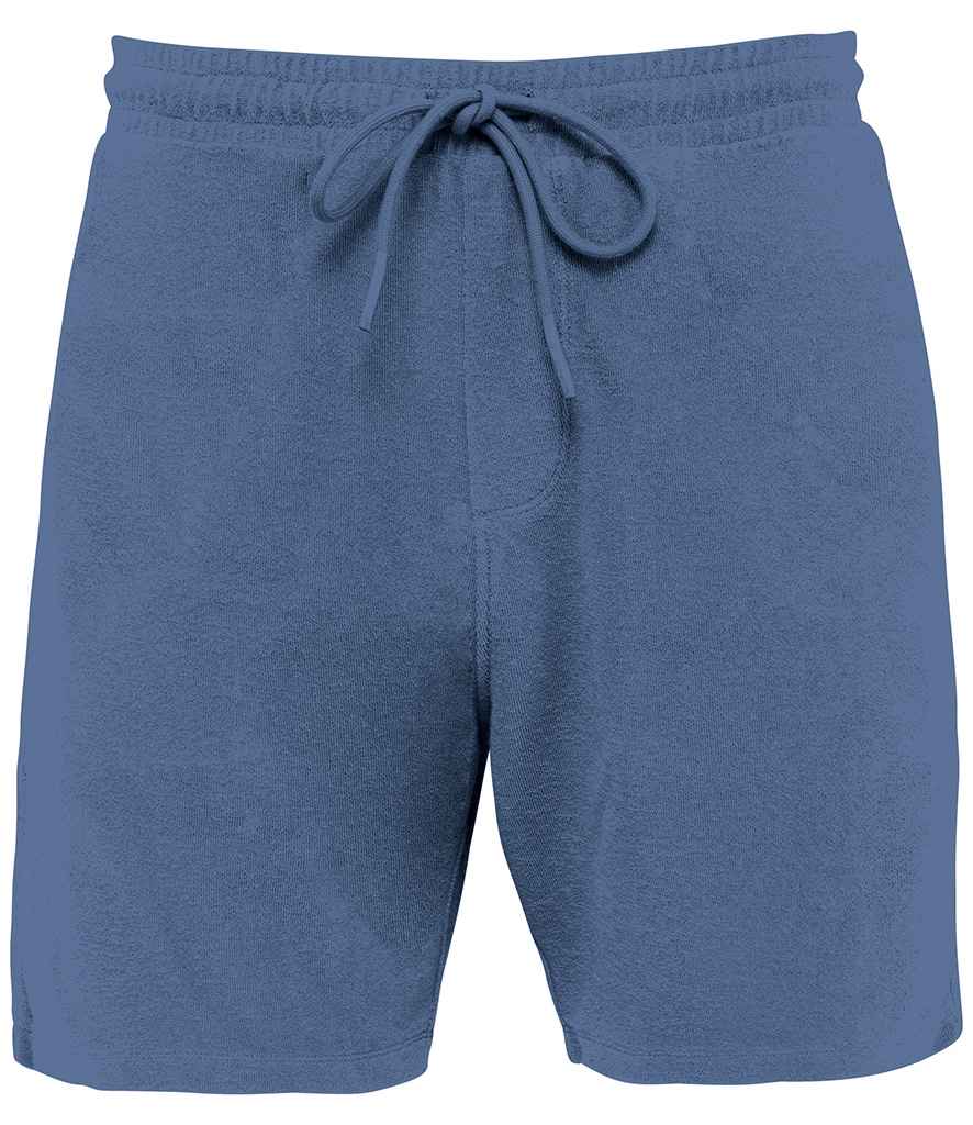 Native Spirit Terry Towel Shorts - Riviera blue