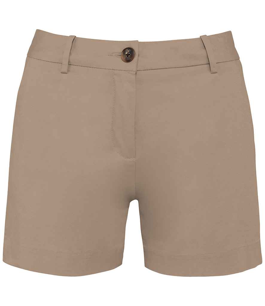 Native Spirit Ladies Chino Shorts - Wet Sand