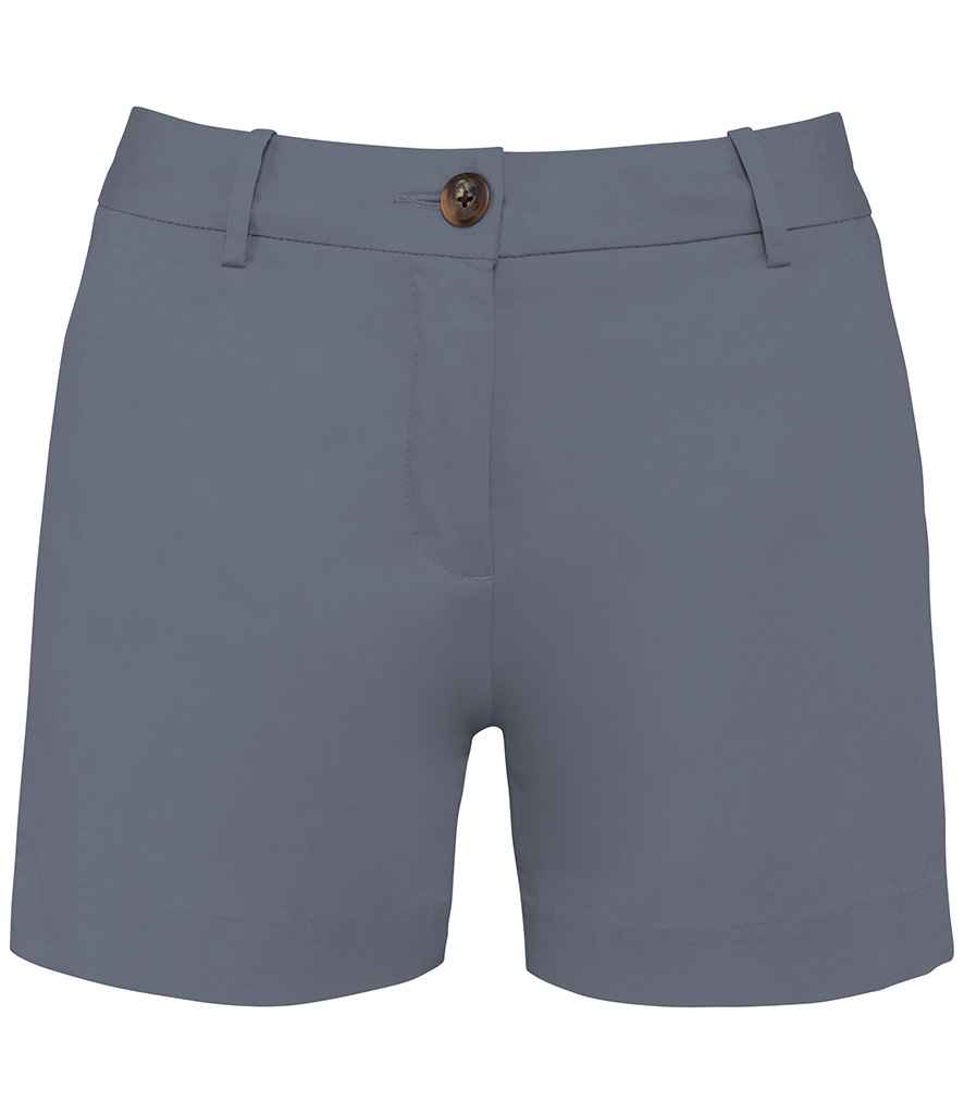 Native Spirit Ladies Chino Shorts - Mineral Grey