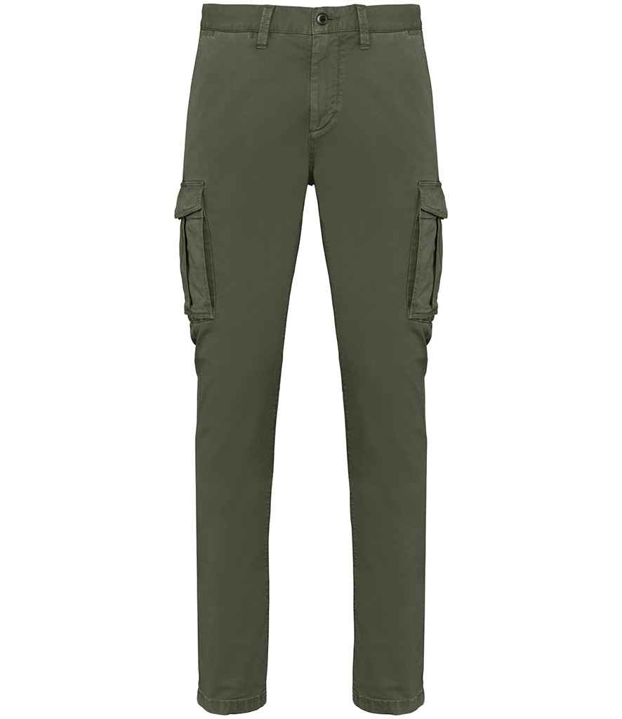 Native Spirit Washed Cargo Trousers - Washed Organic Khaki