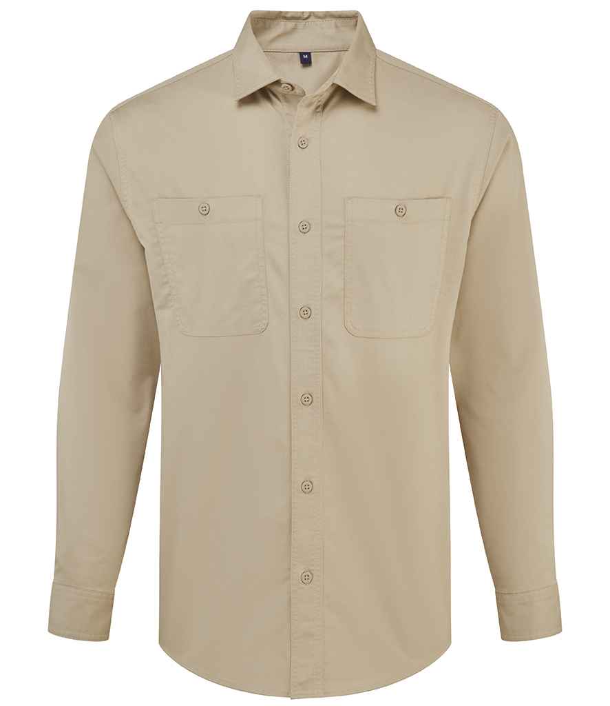Premier Unisex Utility 2.0 Service Shirt - Stay Khaki