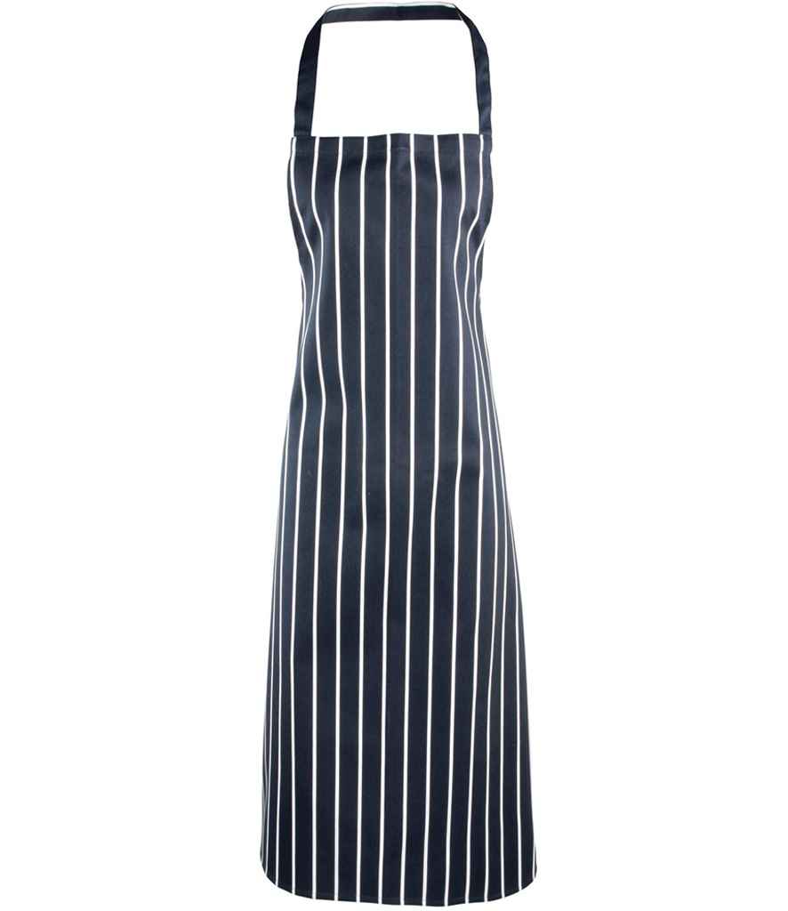 Premier Stripe Apron - Navy/White