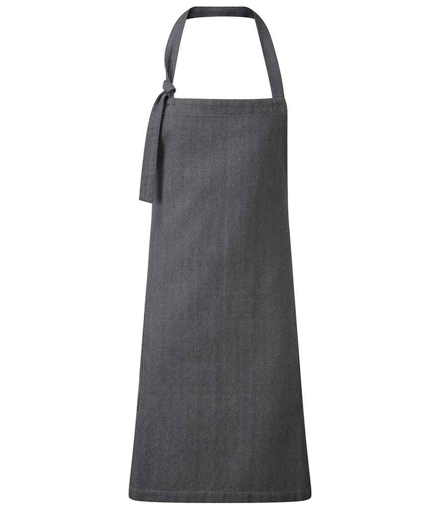 Premier Regenerate Bib Apron - Grey Denim