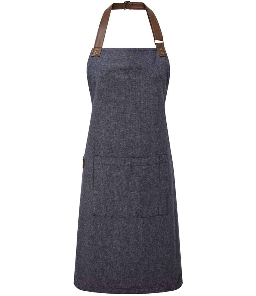 Premier Annex Oxford Bib Apron - Navy