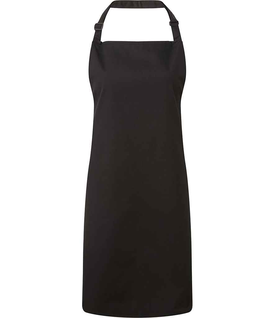 Premier 'Colours' Bib Apron - Black
