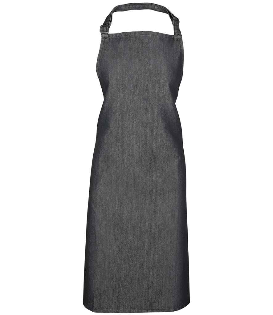 Premier 'Colours' Bib Apron - Black Denim