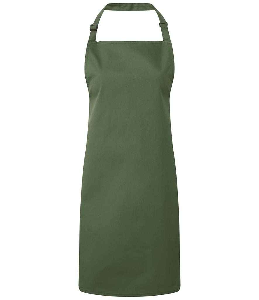 Premier 'Colours' Bib Apron - Moss
