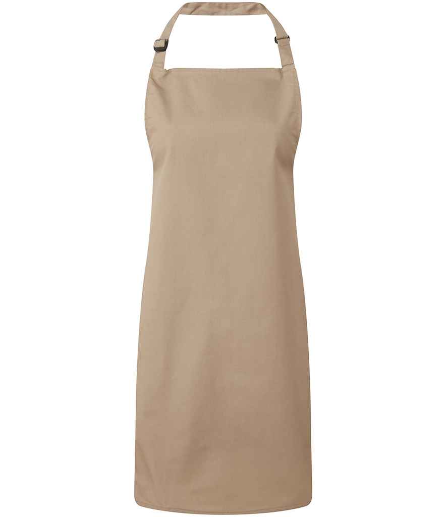 Premier 'Colours' Bib Apron - Khaki