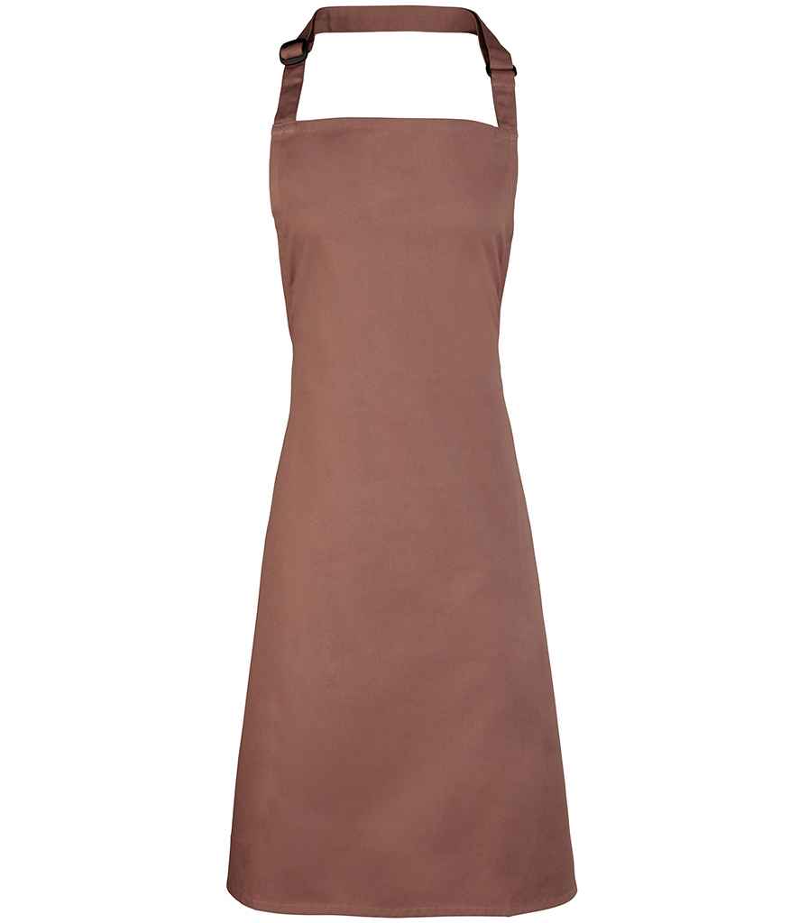 Premier 'Colours' Bib Apron - Mocha
