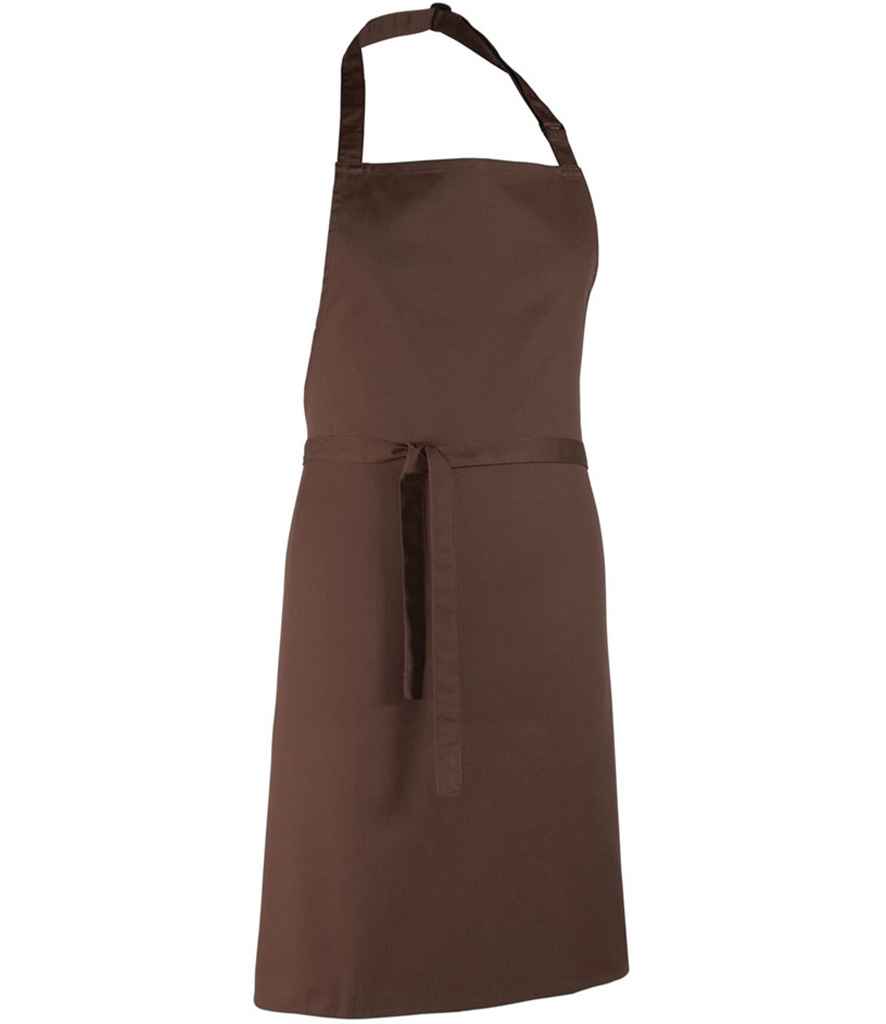 Premier 'Colours' Bib Apron - Brown