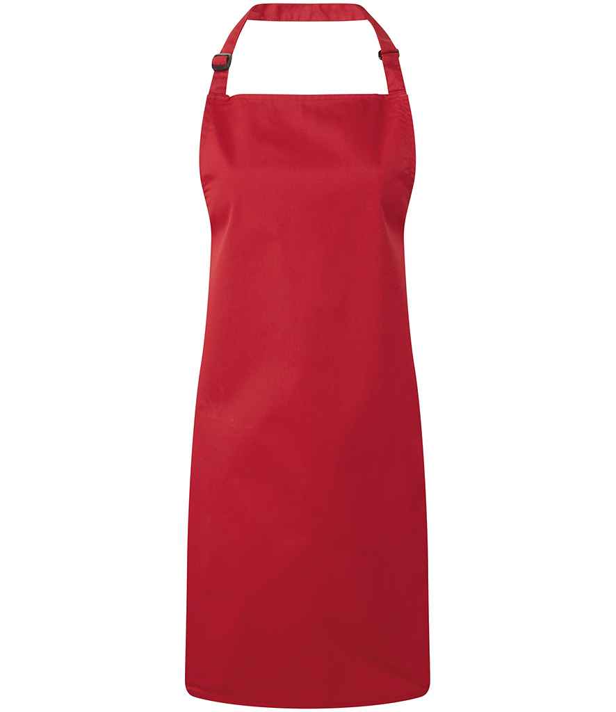 Premier 'Colours' Bib Apron - Red
