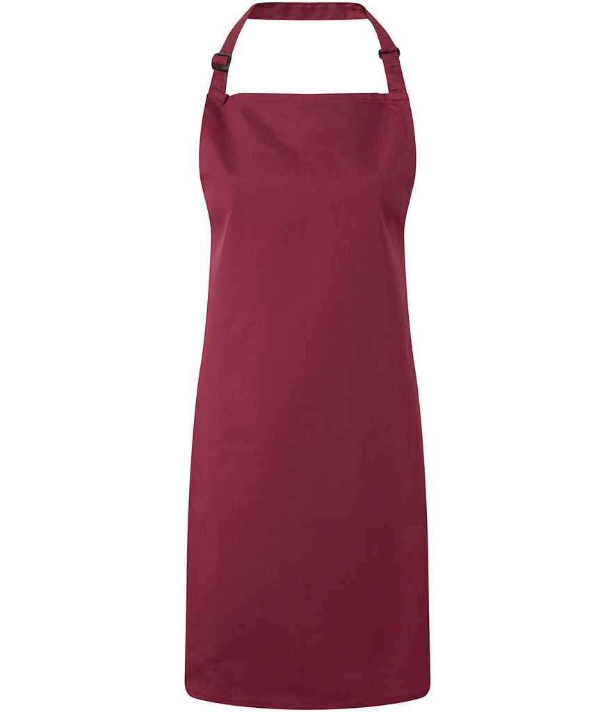 Premier 'Colours' Bib Apron - Burgundy